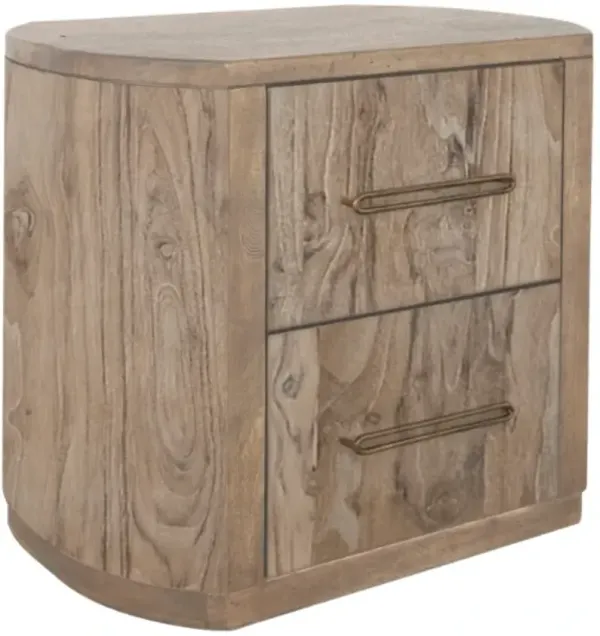 International Furniture Direct Balam White Nightstand