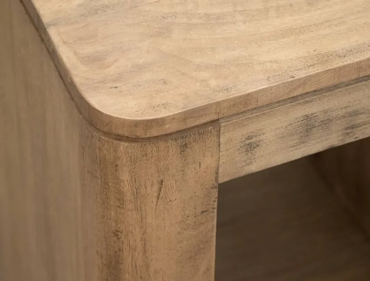 International Furniture Direct Xel-Ha Brown Cocktail Table