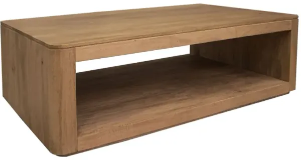 International Furniture Direct Xel-Ha Brown Cocktail Table