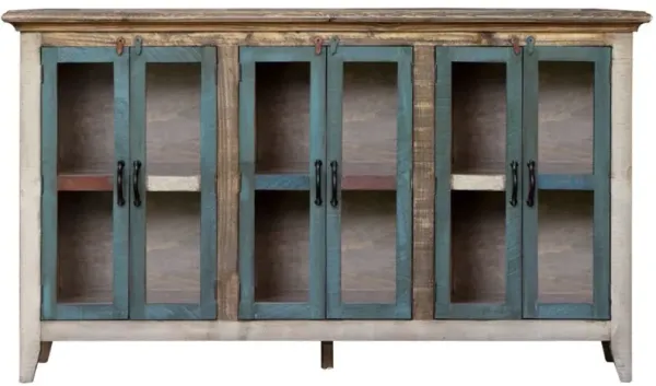 International Furniture Direct Antique Brown 73" Console