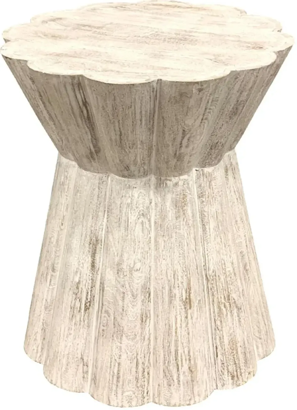 Atelier Home Connie White Wash Side Table