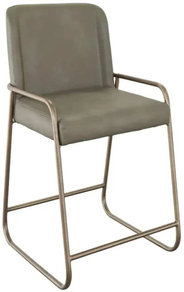 International Furniture Direct Seating Gold/Green Bar Stool