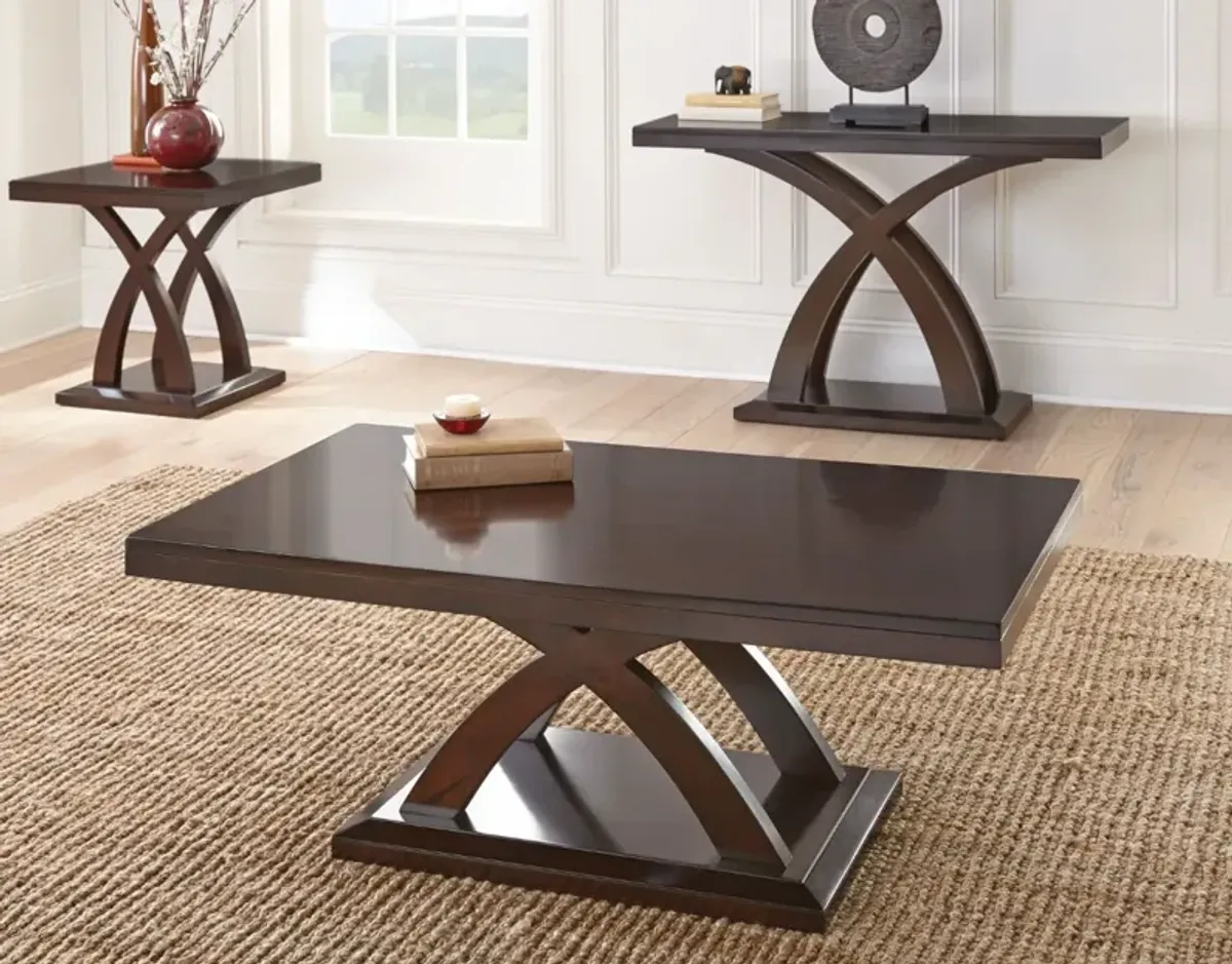 Steve Silver Co. Jocelyn Espresso Cherry Sofa Table