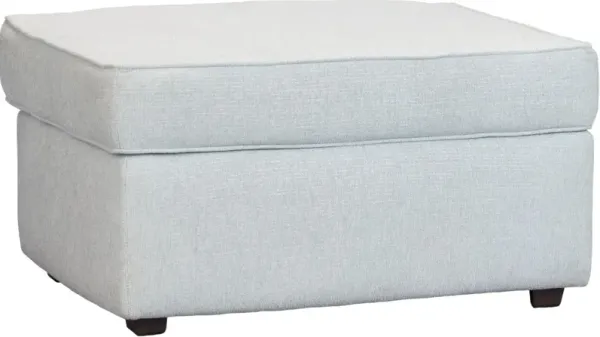 Kevin Charles Fine Upholstery Avalon Radical Ice Ottoman