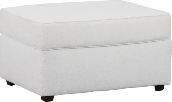 Kevin Charles Fine Upholstery Avalon Radical Platinum Ottoman