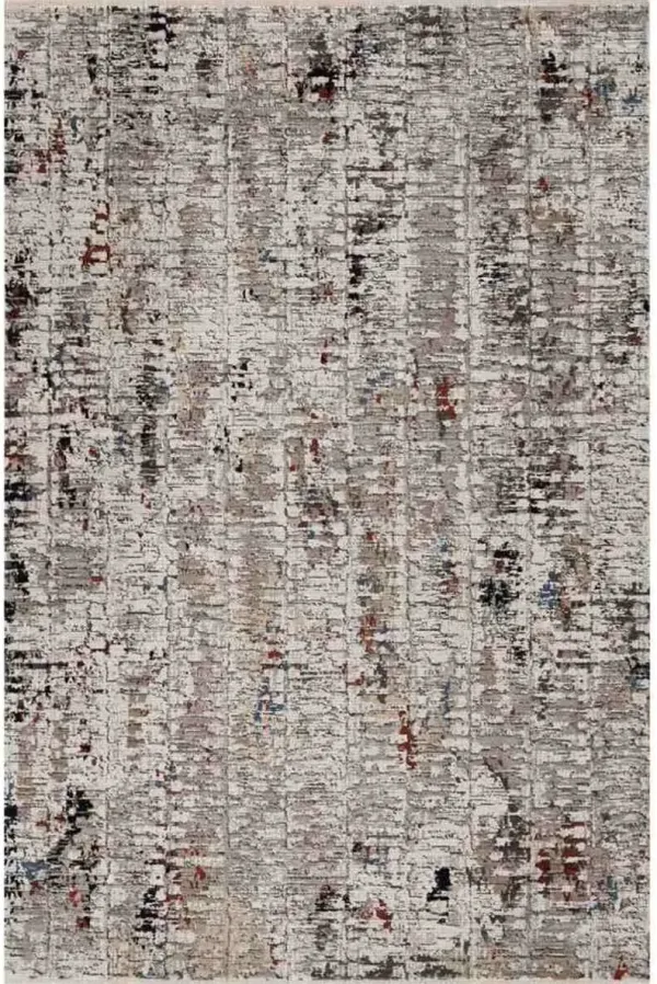 KAS Rugs Karina Beige/Grey Flatiron 5'x8' Area Rug