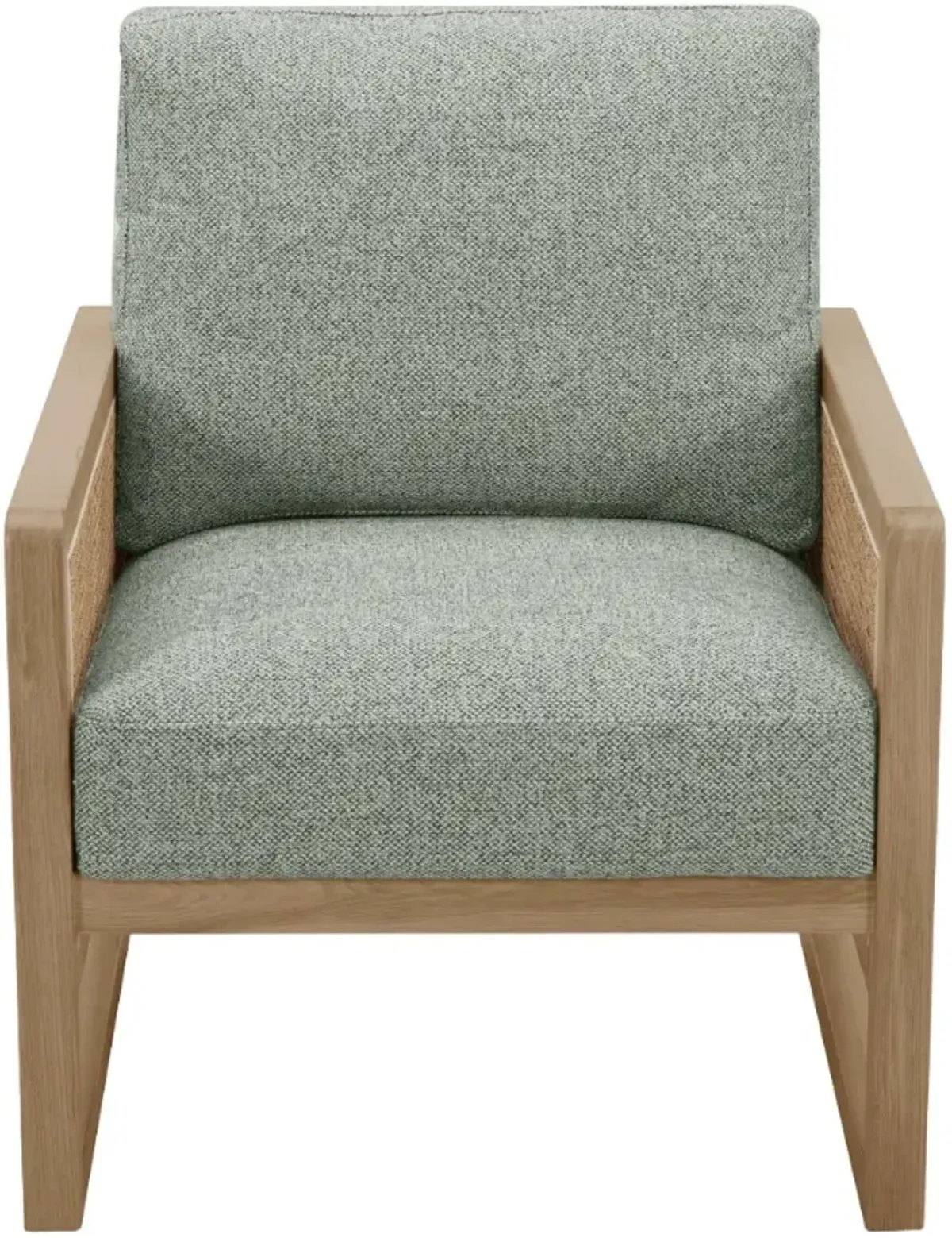 KUKAHOME Pacifica Brown/Lila Moss Accent Chair