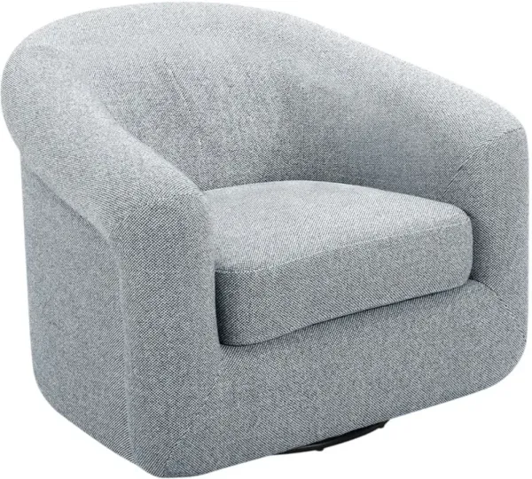KUKAHOME Clemente Lila Slate Accent Swivel Chair