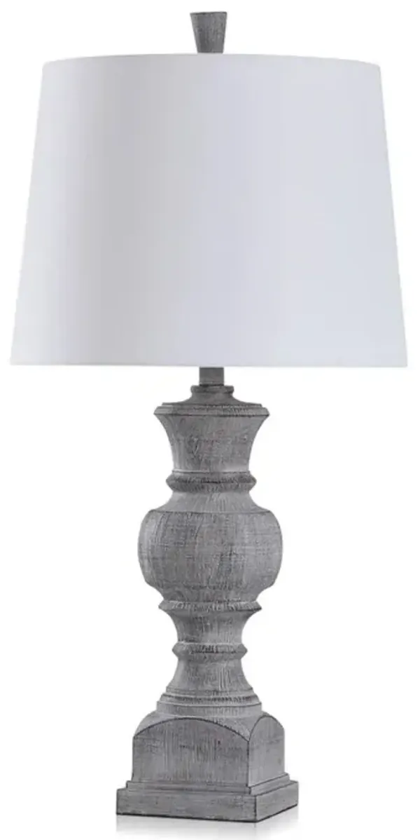 Stylecraft Garrison Grey/White Table Lamp