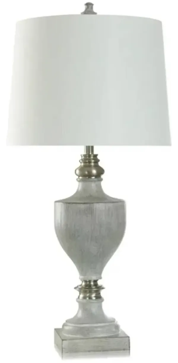 Stylecraft Greyson Grey/White Table Lamp
