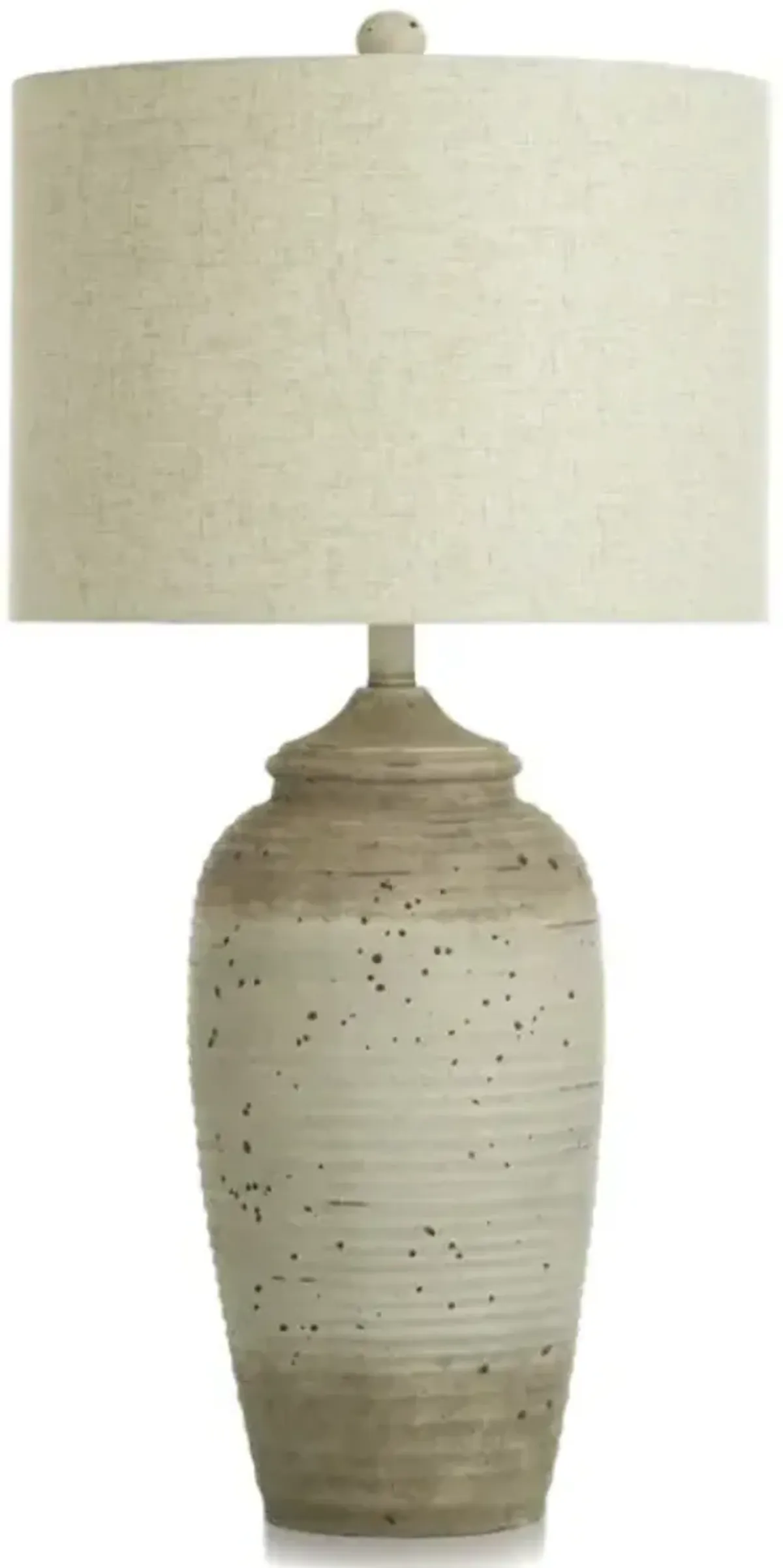 Stylecraft Bronzecotta/White Table Lamp