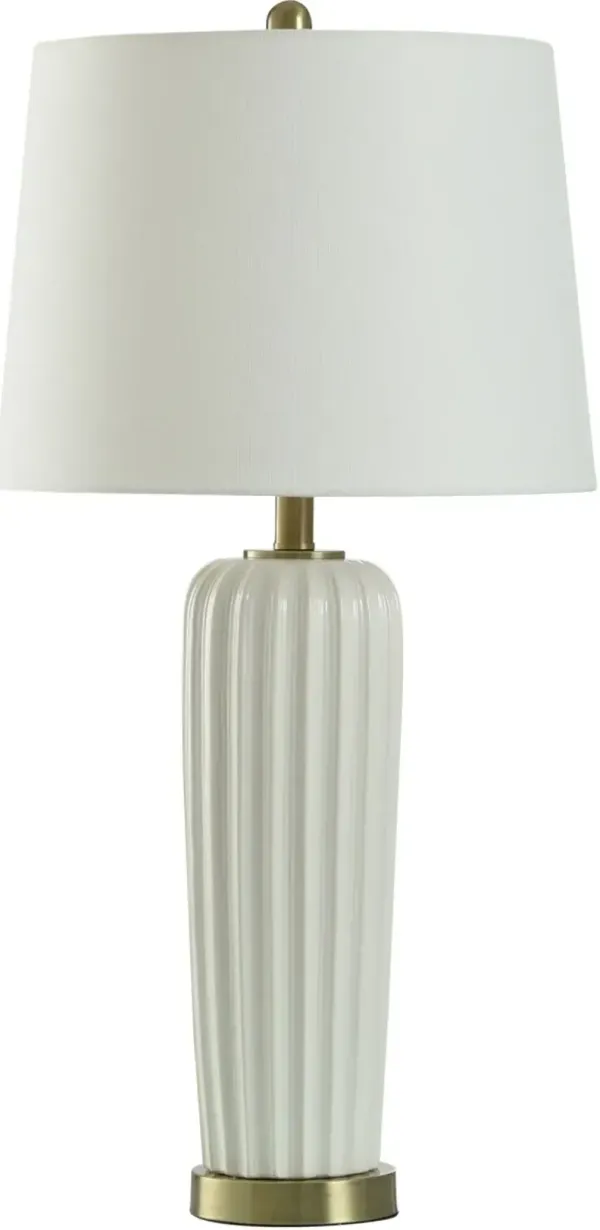 Stylecraft Ceramic White Table Lamp