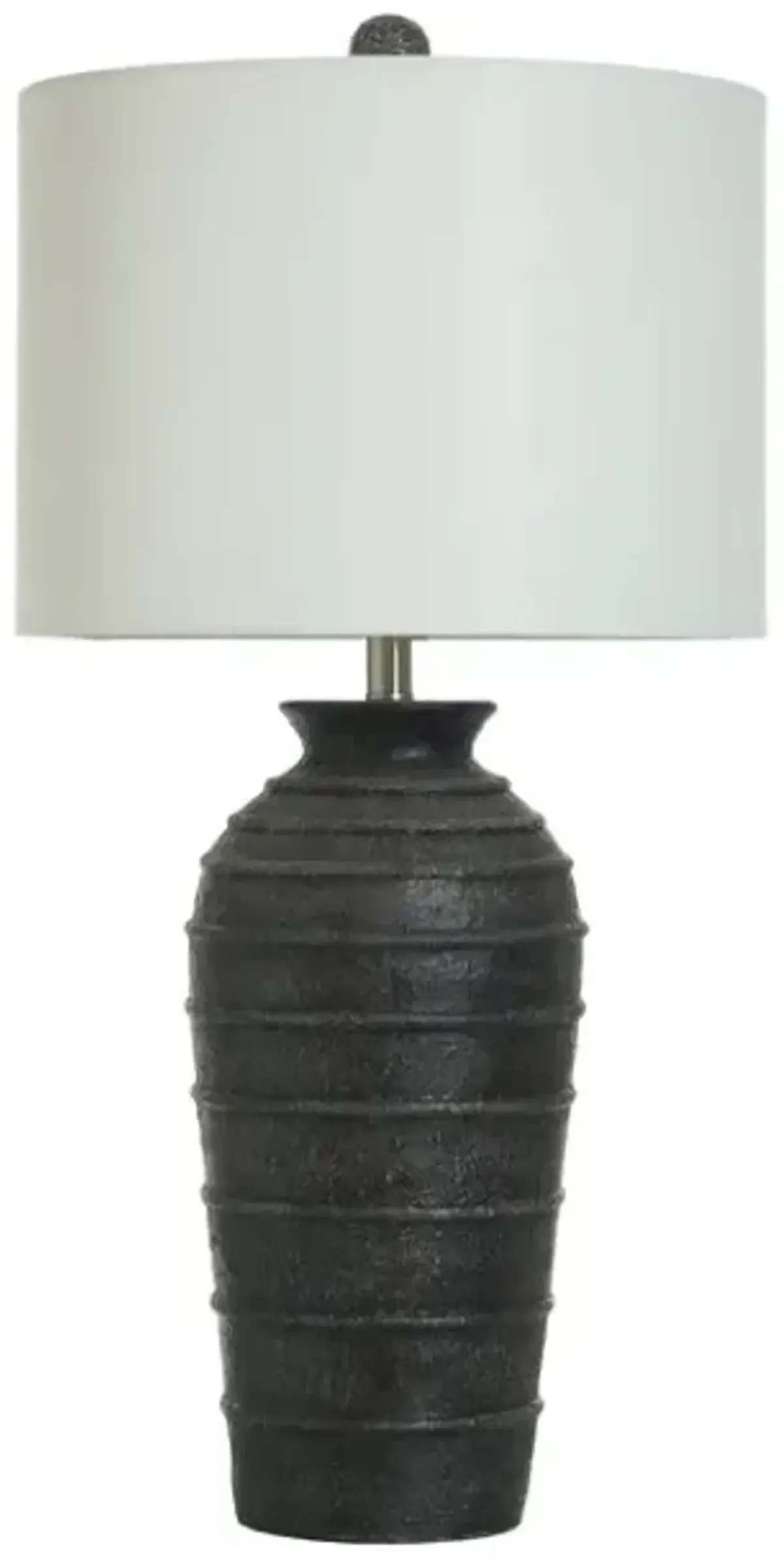 Stylecraft Poly Black Table Lamp