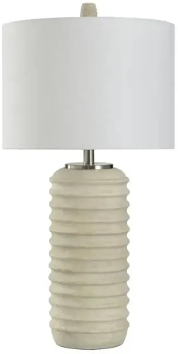 StyleCraft Brie Beige Table Lamp