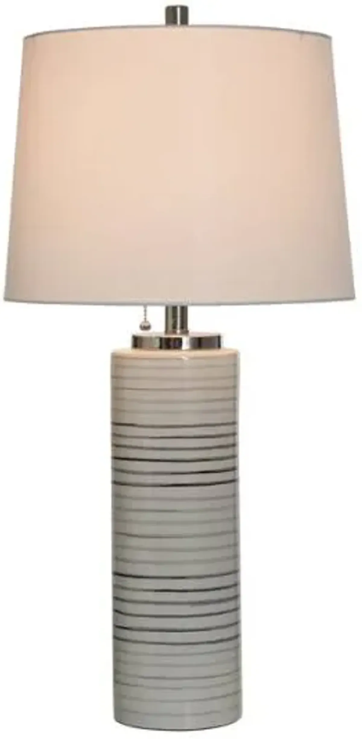 StyleCraft Mercury Warm Gray Table Lamp