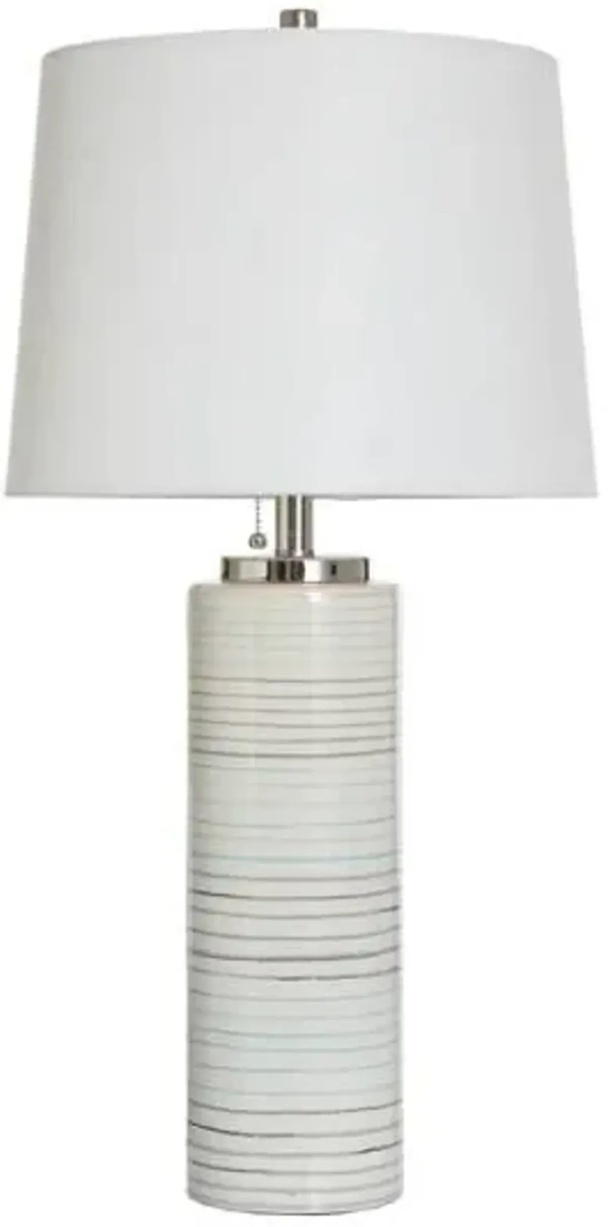 StyleCraft Pastel Turquoise/Warm Gray Table Lamp