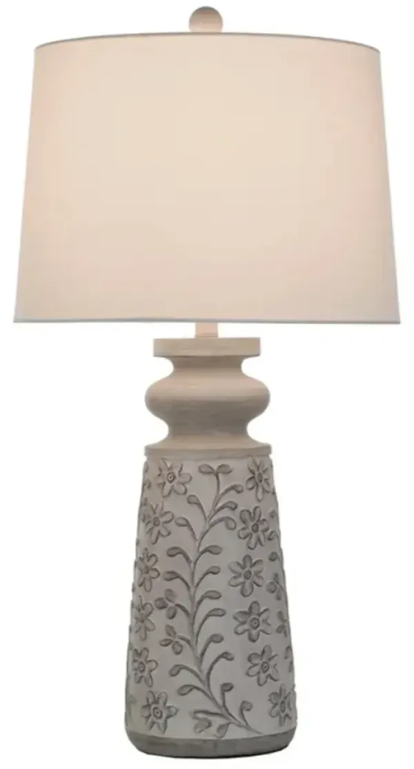 StyleCraft Grayson/Rubbed White Table Lamp