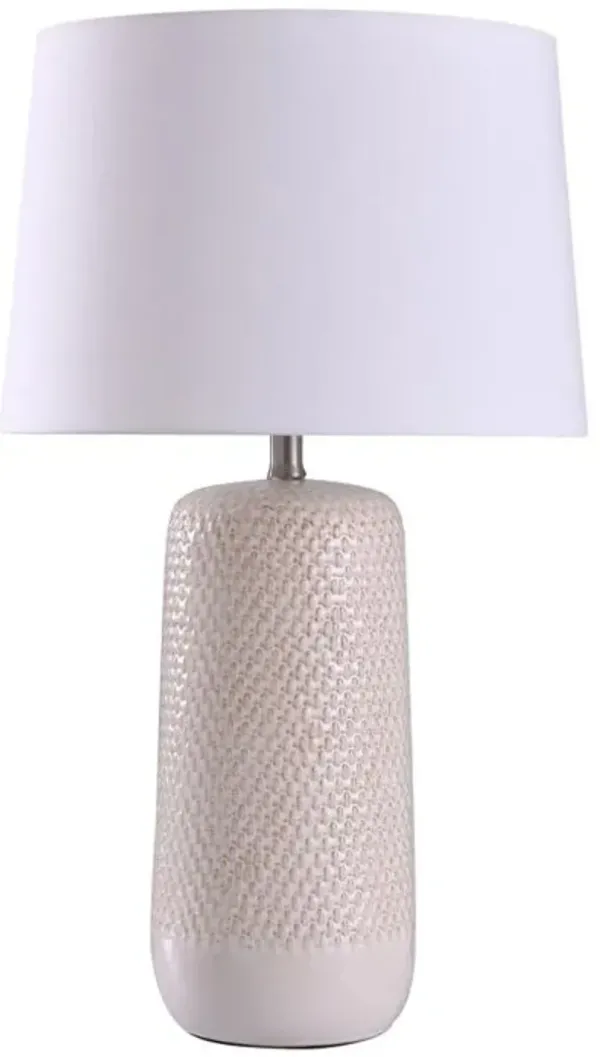 Stylecraft Patley Beige Ceramic Body Table Lamp