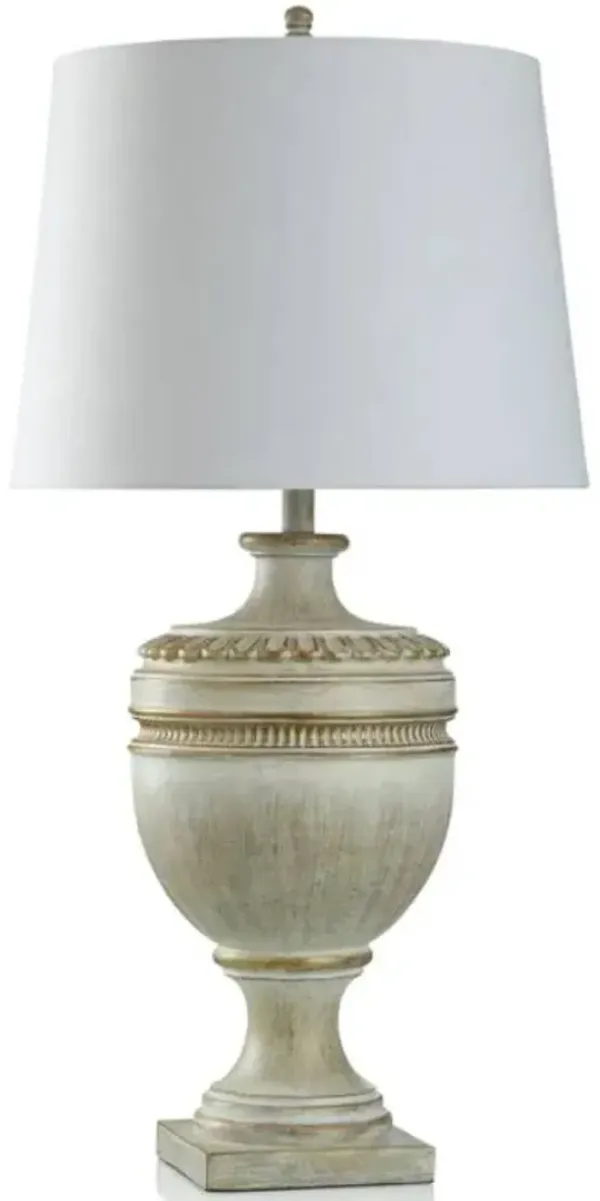 Stylecraft Malta Cream/White Table Lamp