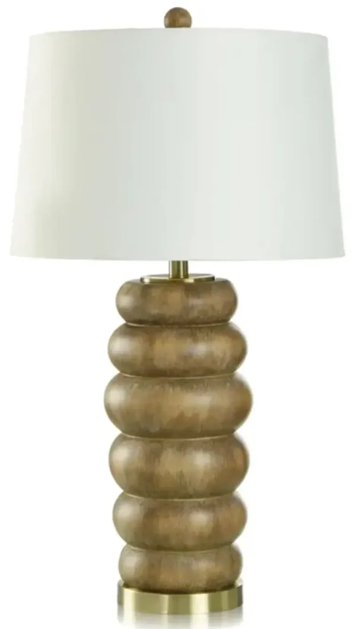 Stylecraft Roanoke White/Yellow Table Lamp