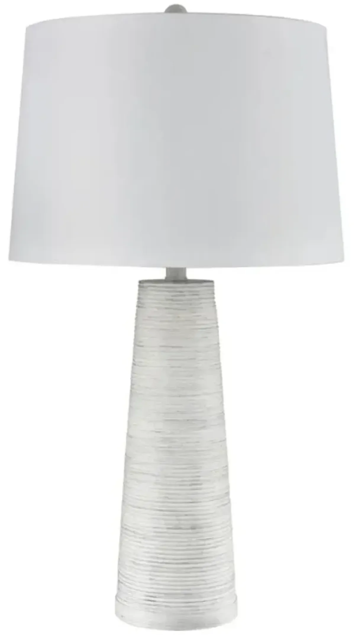 Stylecraft Grey White Wash/Silver Table Lamp