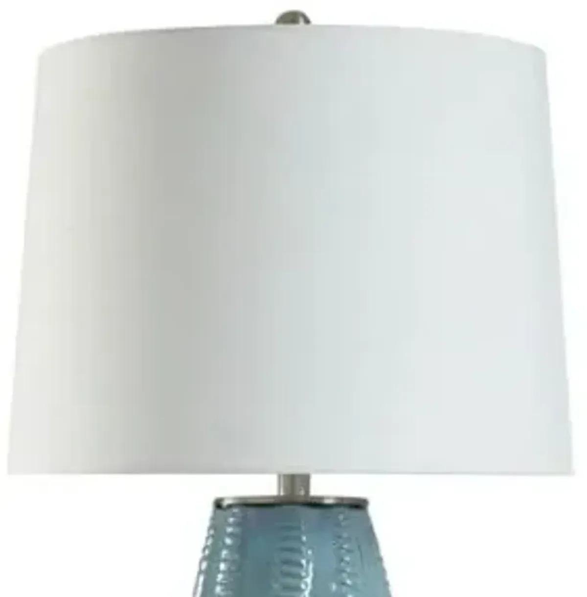 Stylecraft Luster Blue Table Lamp