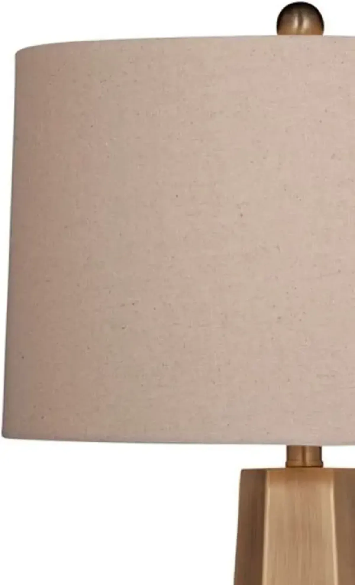Bassett Mirror Marsham Brushed Gold Table Lamp