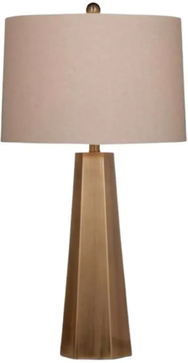 Bassett Mirror Marsham Brushed Gold Table Lamp