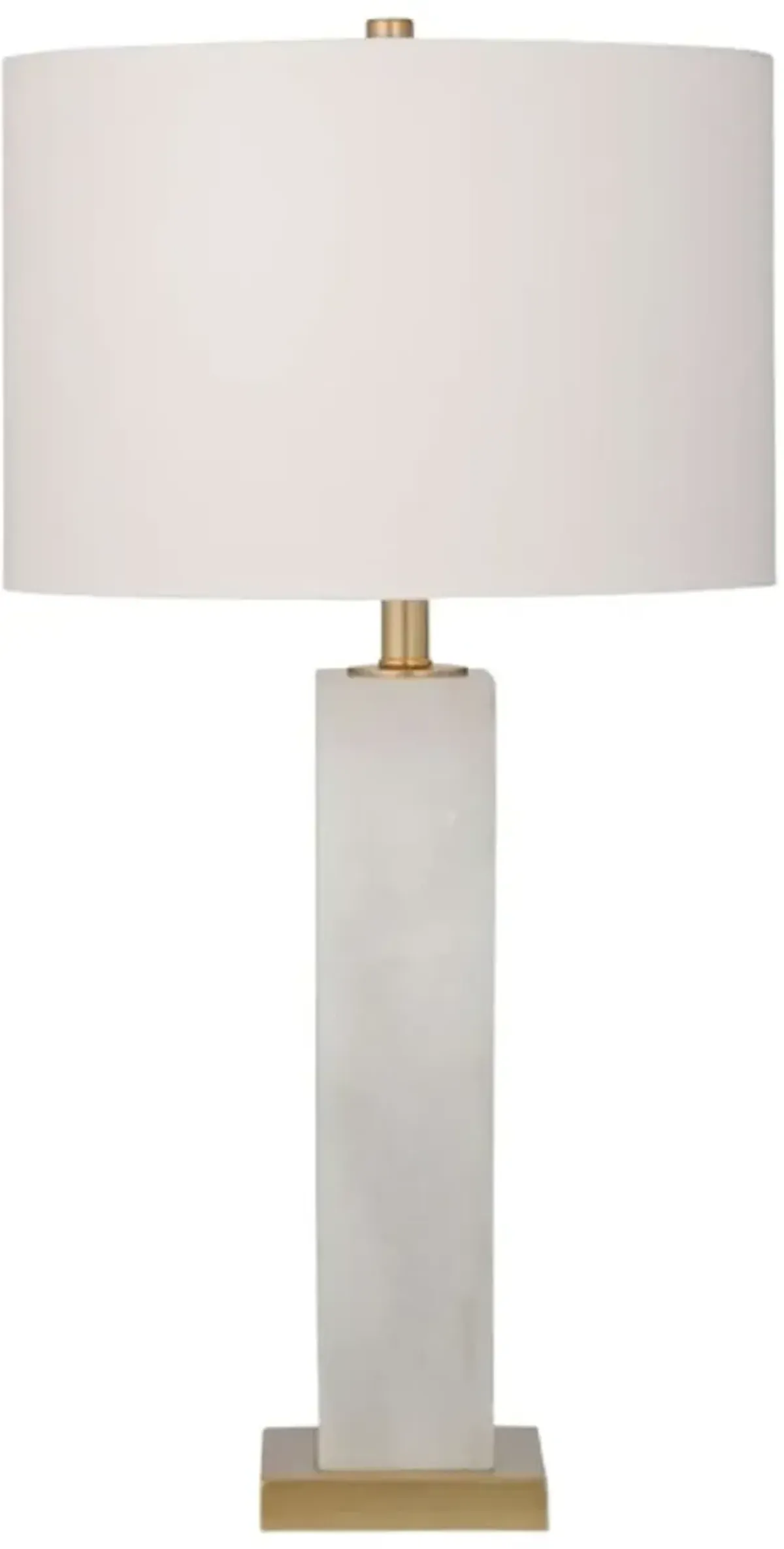 Bassett Mirror Hege White Marble Table Lamp