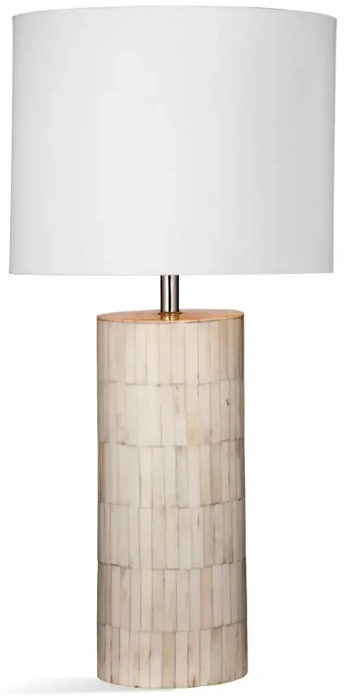 Bassett Mirror Kosmos Natural Warm Ivory Table Lamp