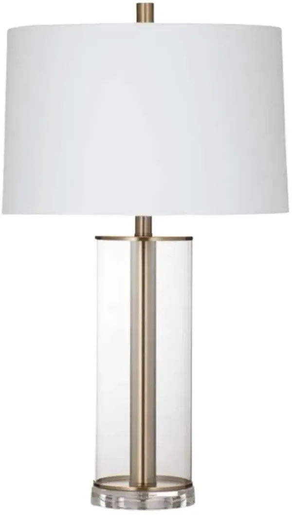Bassett Mirror Ares Copper/White Table Lamp