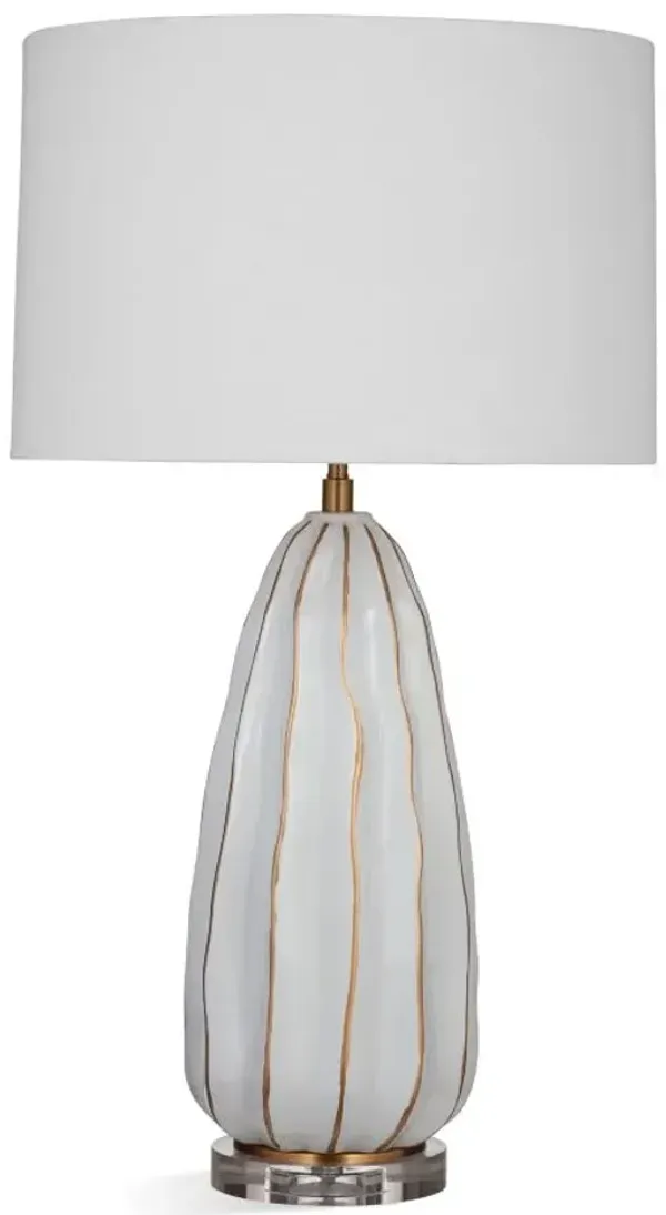 Bassett Mirror Josephine White Table Lamp