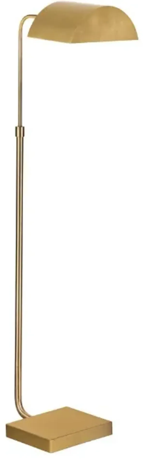 Bassett Mirror Golden Brass Floor Lamp