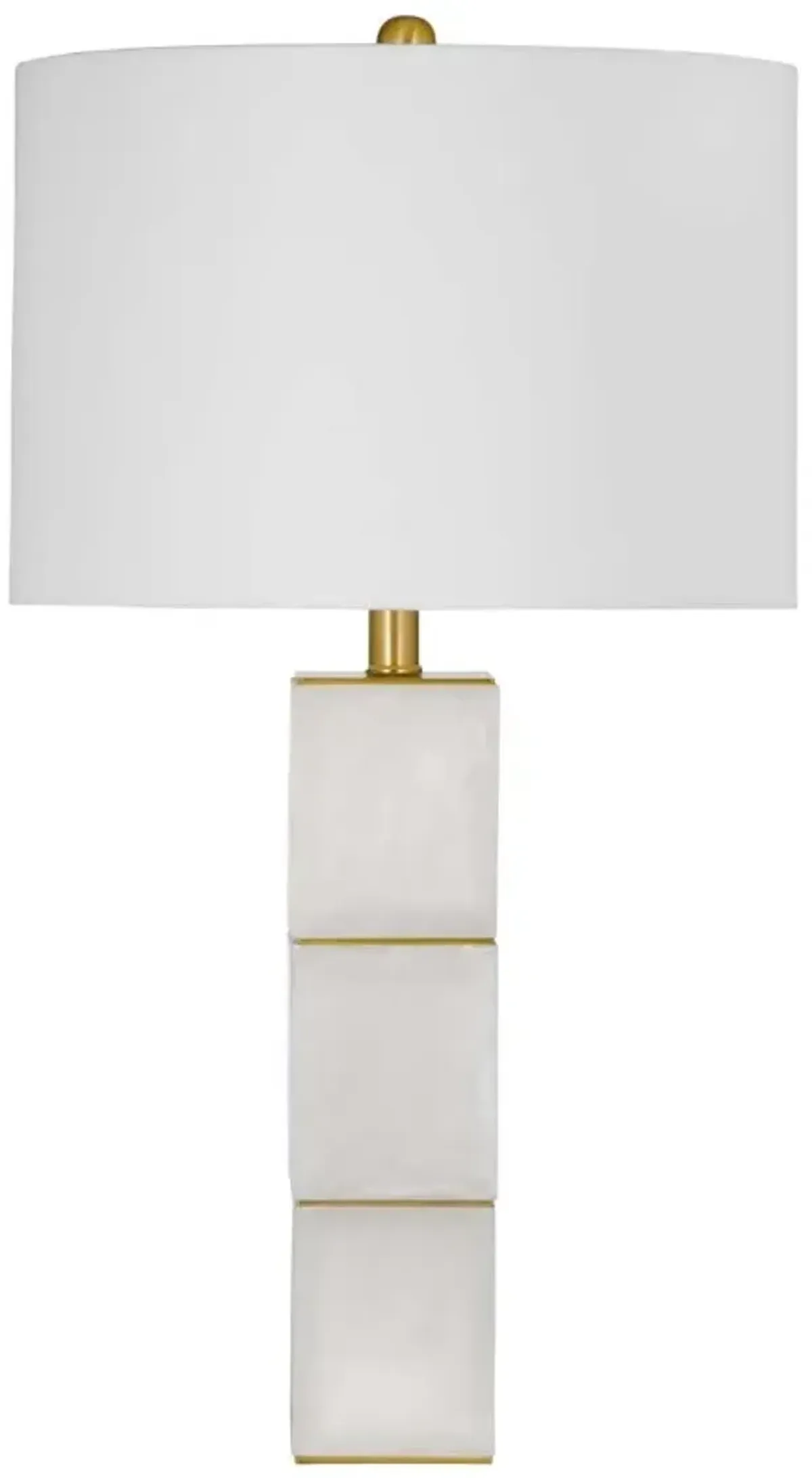Bassett Mirror Swindon White Table Lamp