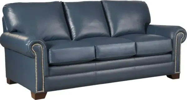 CraftmasterÂ® CM Leather Copola/Manhattan Three Cushion Sofa