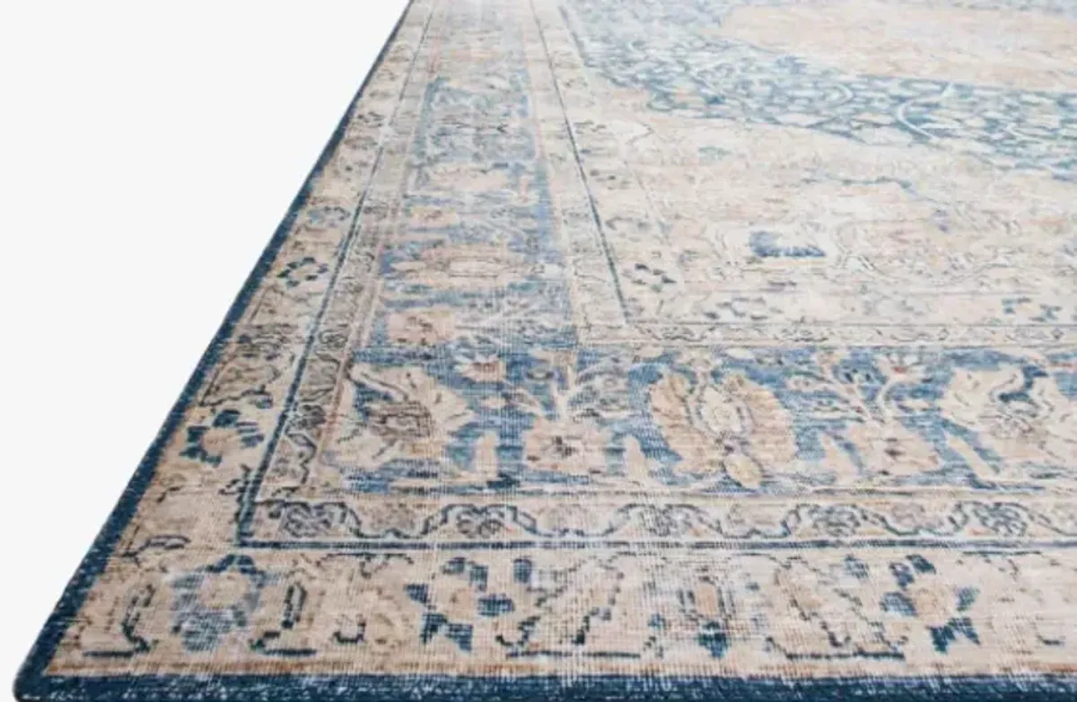 LoloiÂ® Rugs Layla Blue/Tangerine 8'x10'" Area Rug