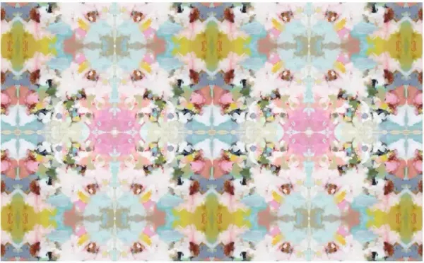 Laura Park Designs Little Chapel Multi-Colored 3' x 5' Floor Mat