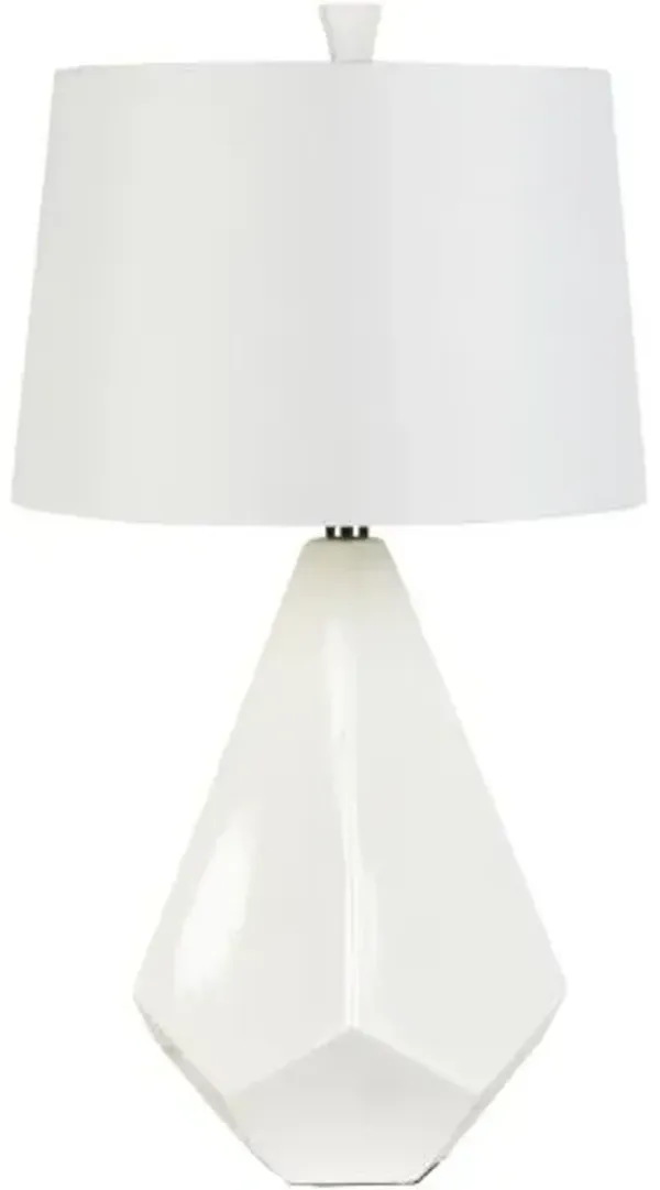 Surya Enigma White Table Lamp