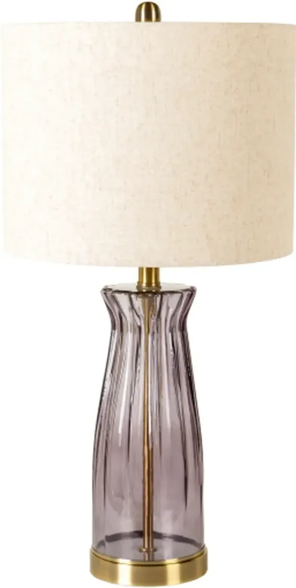 Surya Louisiana Silver/White Lamp