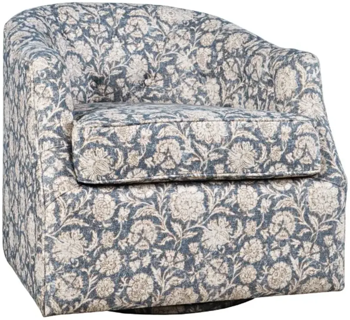 Jofran Inc. Lottie Blue Swivel Chair