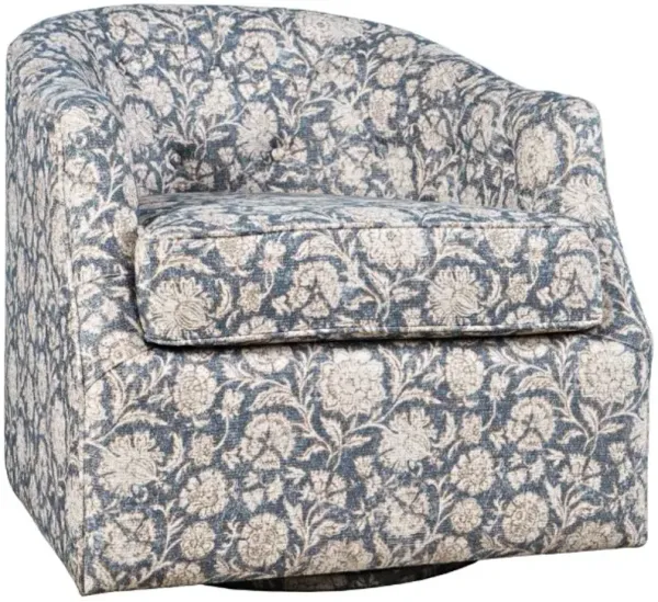 Jofran Inc. Lottie Blue Swivel Chair