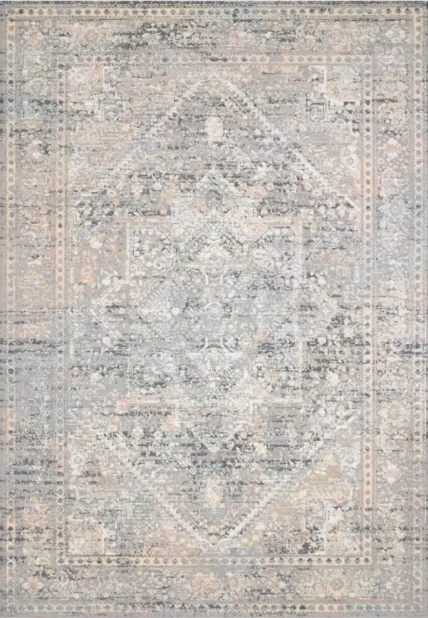 LoloiÂ® Rugs Lucia Gray/Sunset 8'x11' Rug