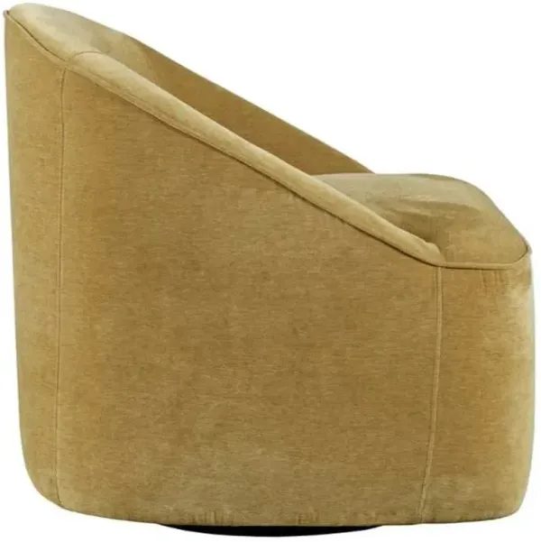 Jofran Inc. Lulu Gold Swivel Accent Chair