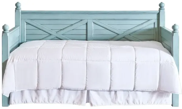 Elements International Woodhaven Light Blue Twin Daybed