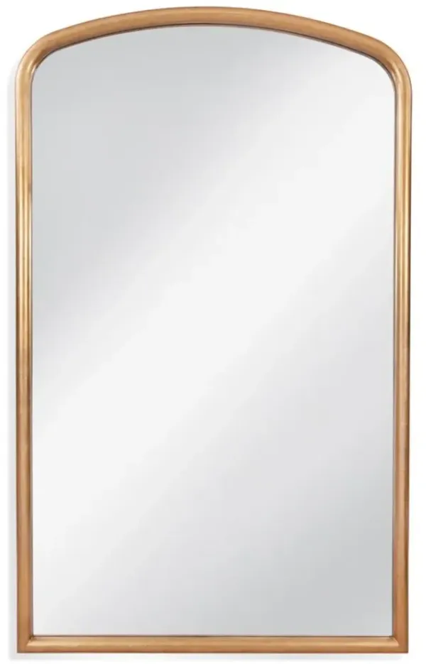 Bassett Mirror Brookings Antique Gold Leaf Floor Mirror