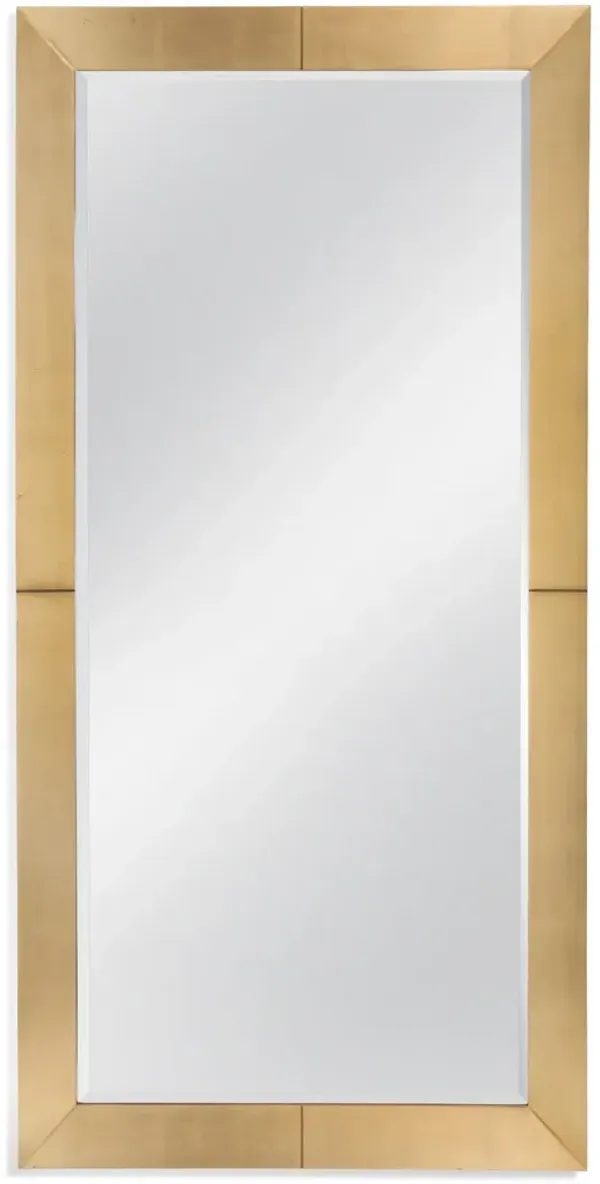 Bassett Mirror Agatha Gold Leaf Leaner Mirror