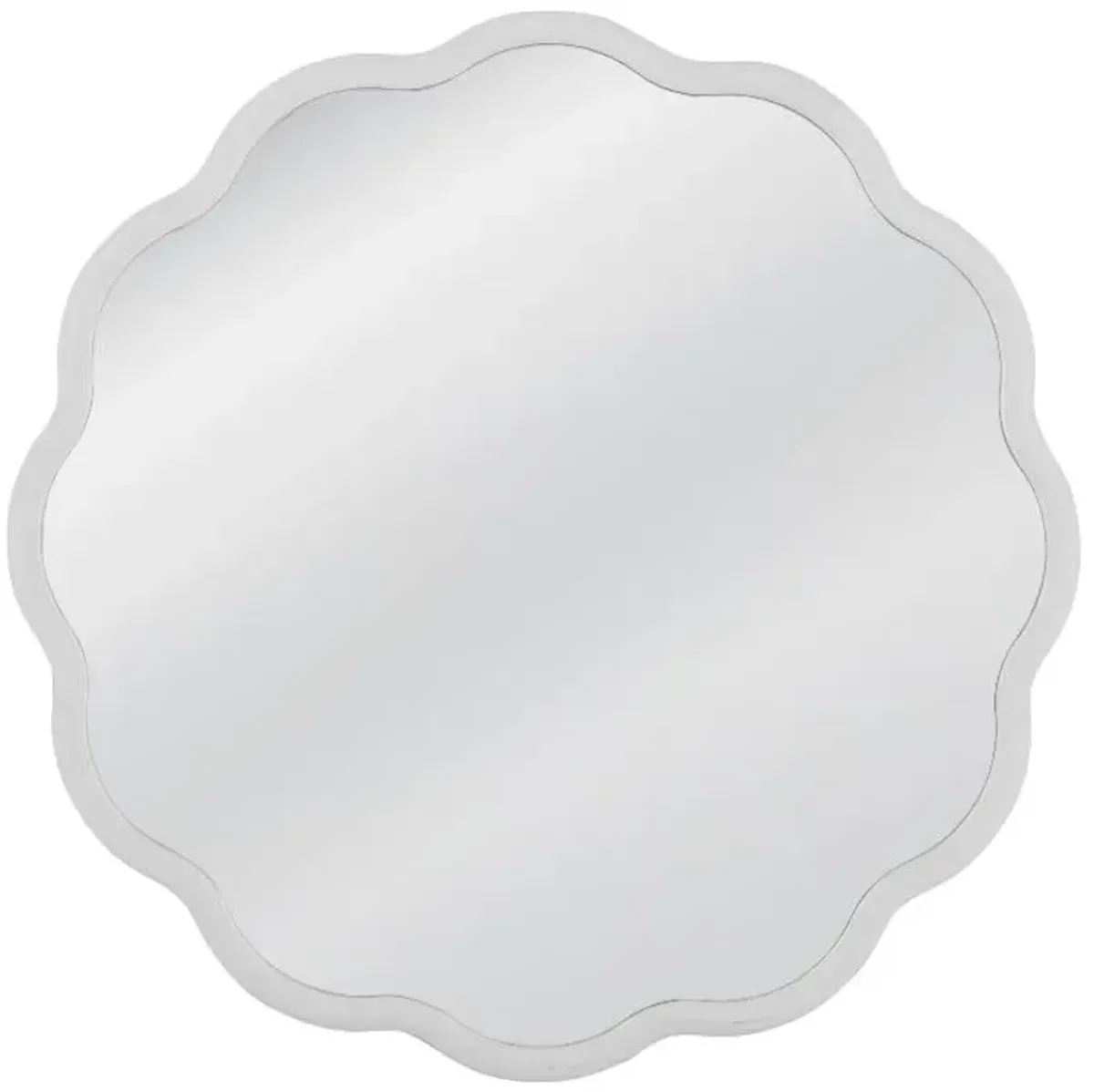 Bassett Mirror Azalea White Lacquer Wall Mirror