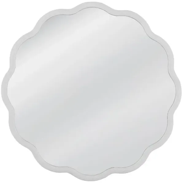 Bassett Mirror Azalea White Lacquer Wall Mirror