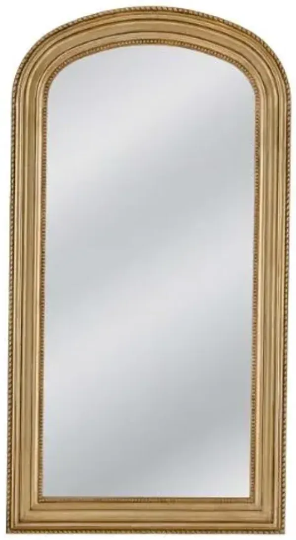 Bassett Mirror Baez Gold Floor Mirror