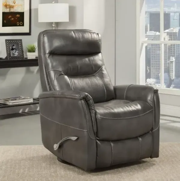 Parker HouseÂ® Gemini Flint Manual Swivel Glider Recliner